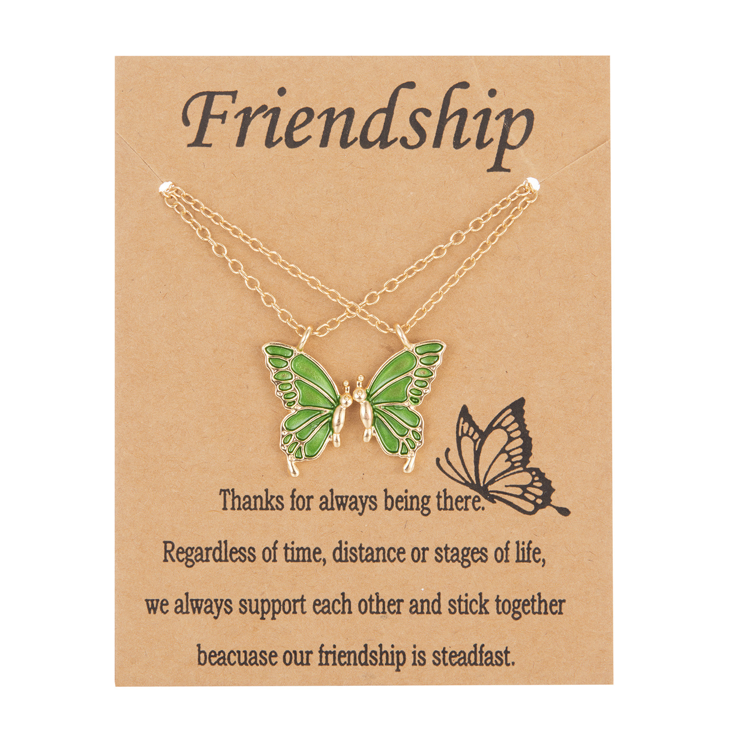 Sucré Style Simple Papillon Alliage Placage Femmes Pendentif display picture 9