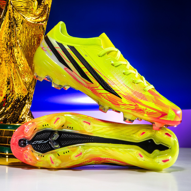 Cross-Border World Cup New Football Shoes Men's Low-Top Tf Cleats Ag Long Spikes Children's Student Adult Training Football Shoes