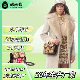 工厂定制跨境风2025新款超火虎纹女包单肩手提腋下包复古马鞍包