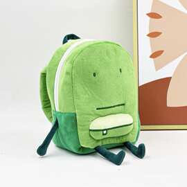 跨境新款Cute Soft Stuffed Game Dolls bag毛绒玩具玩偶双肩包