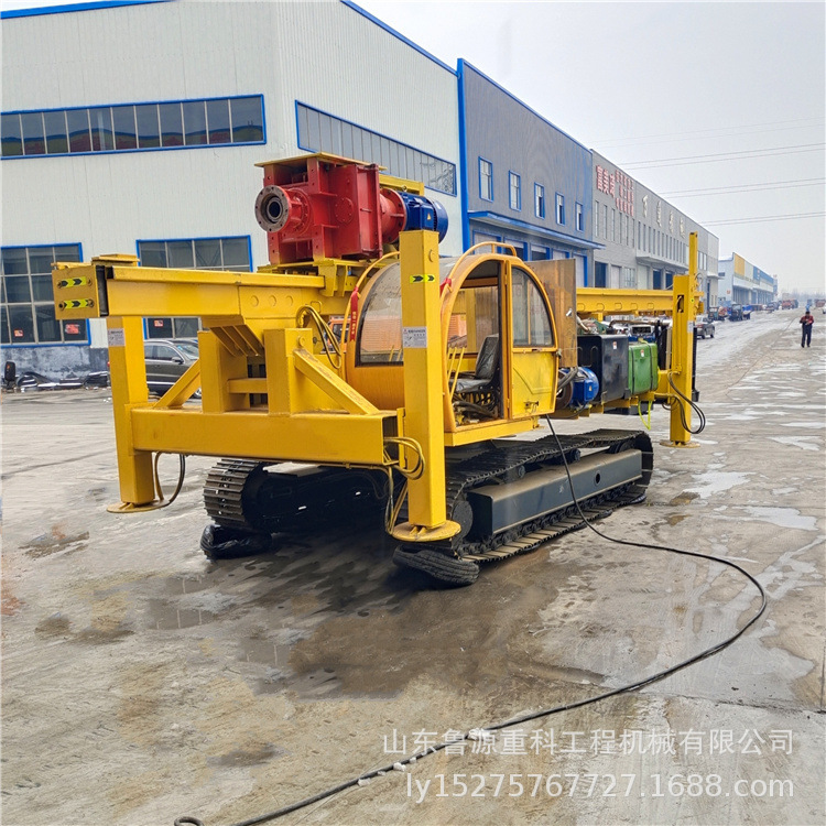 20米cfg长螺旋打桩机 油电两用 运行平稳 地基加固履带式长螺旋钻