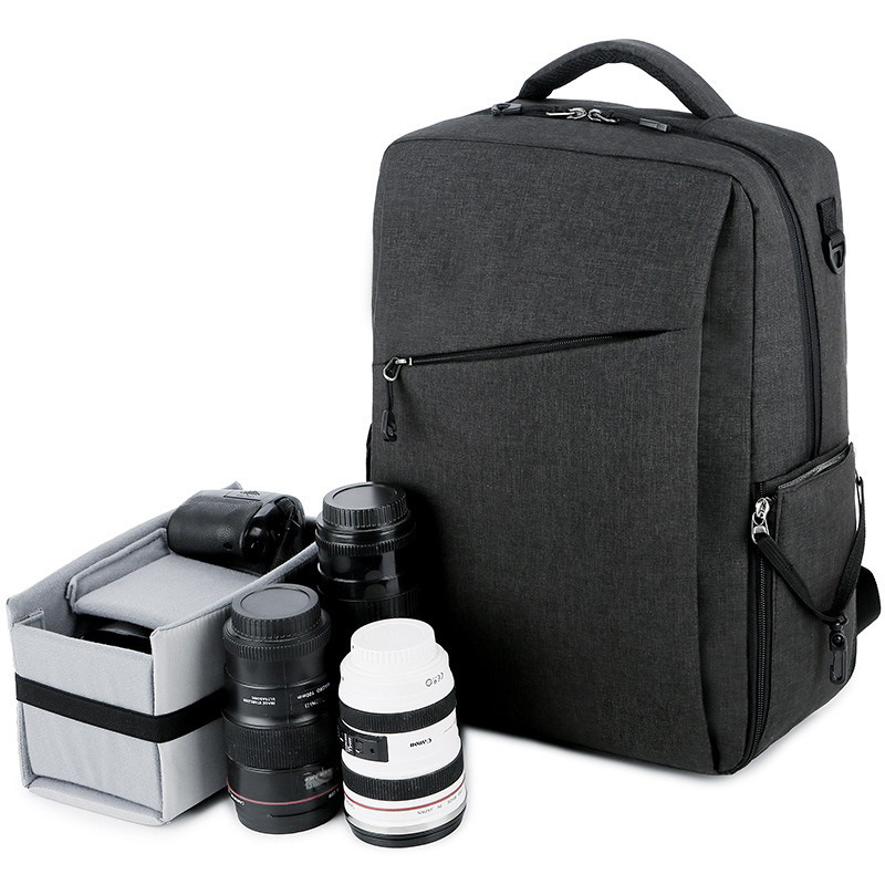Multifunctional Laptop And Dslr Camera Backpack For Men_voghion.com