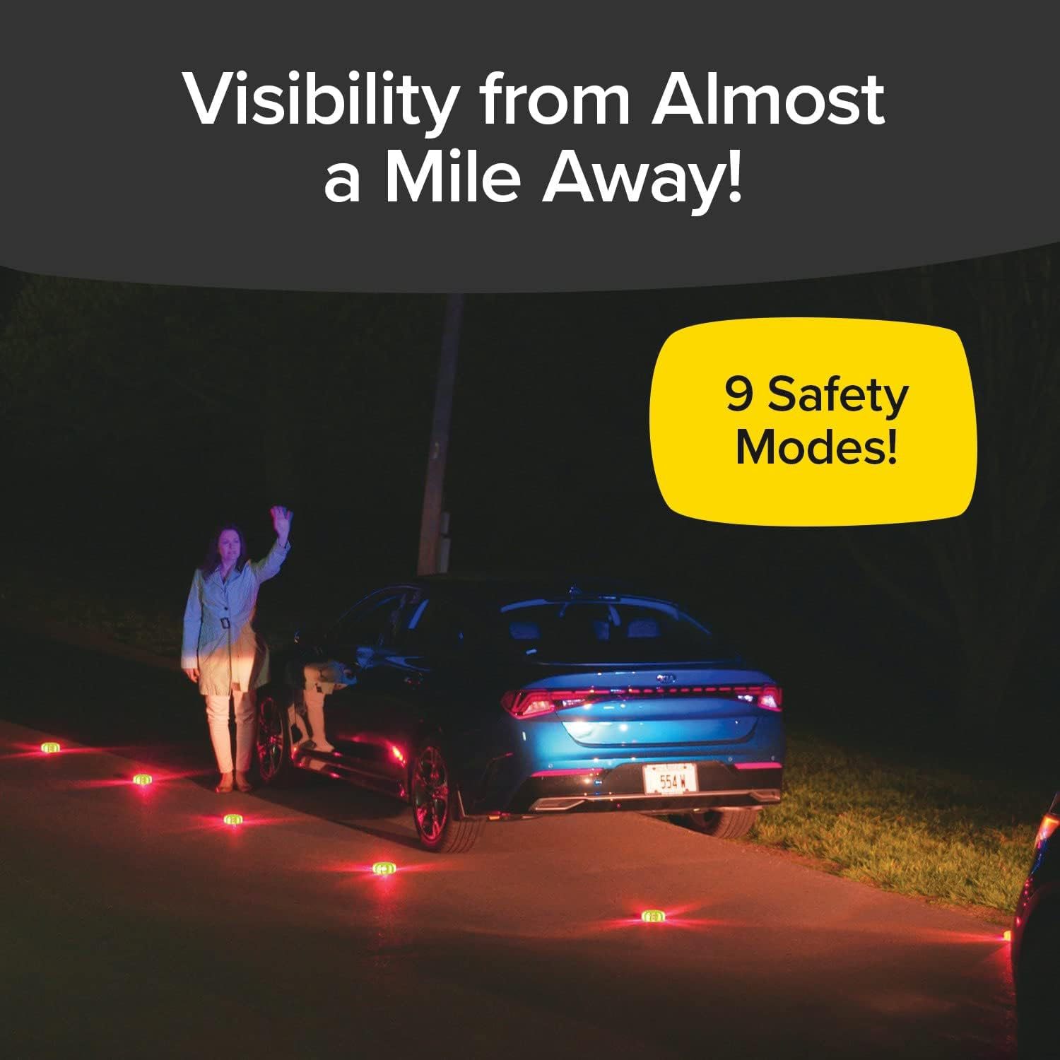 LED WARNING LIGHT RED YELLOW 9