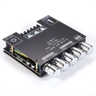ZK-MT21 2.1 channel Bluetooth digital amplifier module high bass and bass neutral.