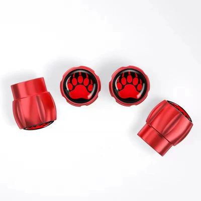 with Various Pictures, Other Automotive Exterior Supplies - red-metal-red-bear-claw-a-set-of-4