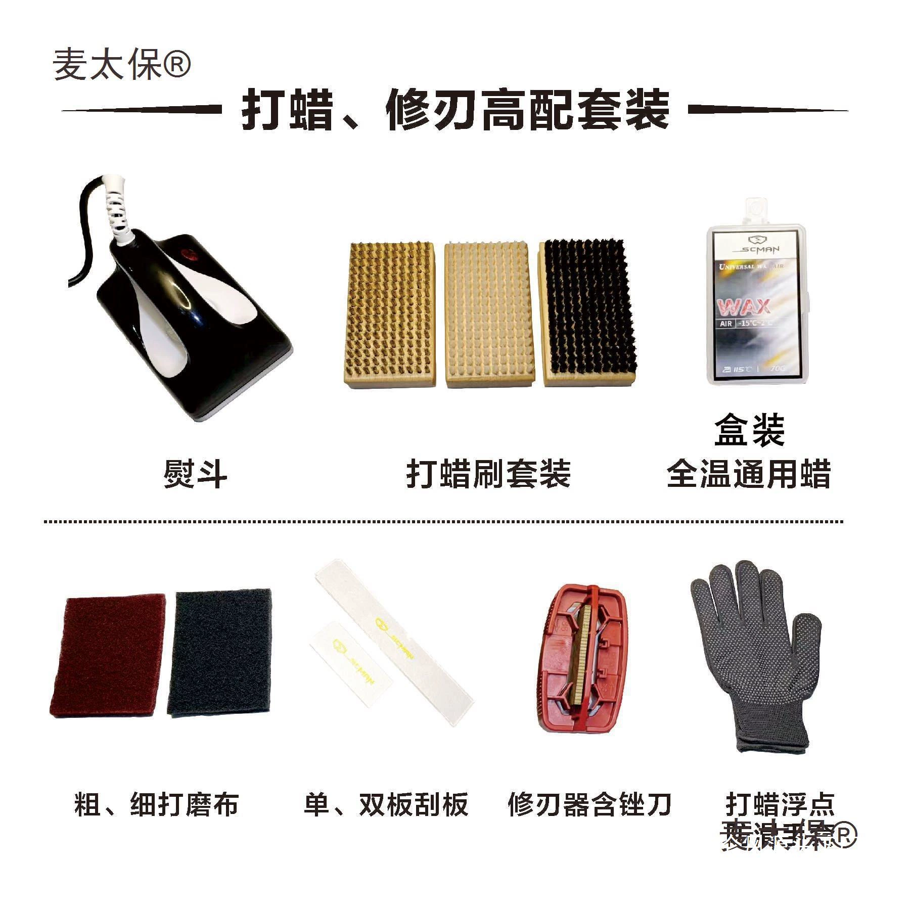 Комплект для обслуживания сноуборда, инструменты для ремонта сноуборда, набор для воскования, обслуживание, открытие кромок, ремонт днища, Metabo