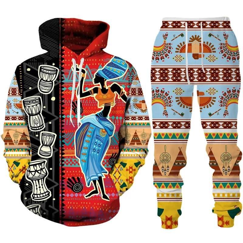 2024 otoño sentido del diseño de los hombres estilo popular con capucha suéter de manga larga pantalones MC11-ML1 de dos piezas