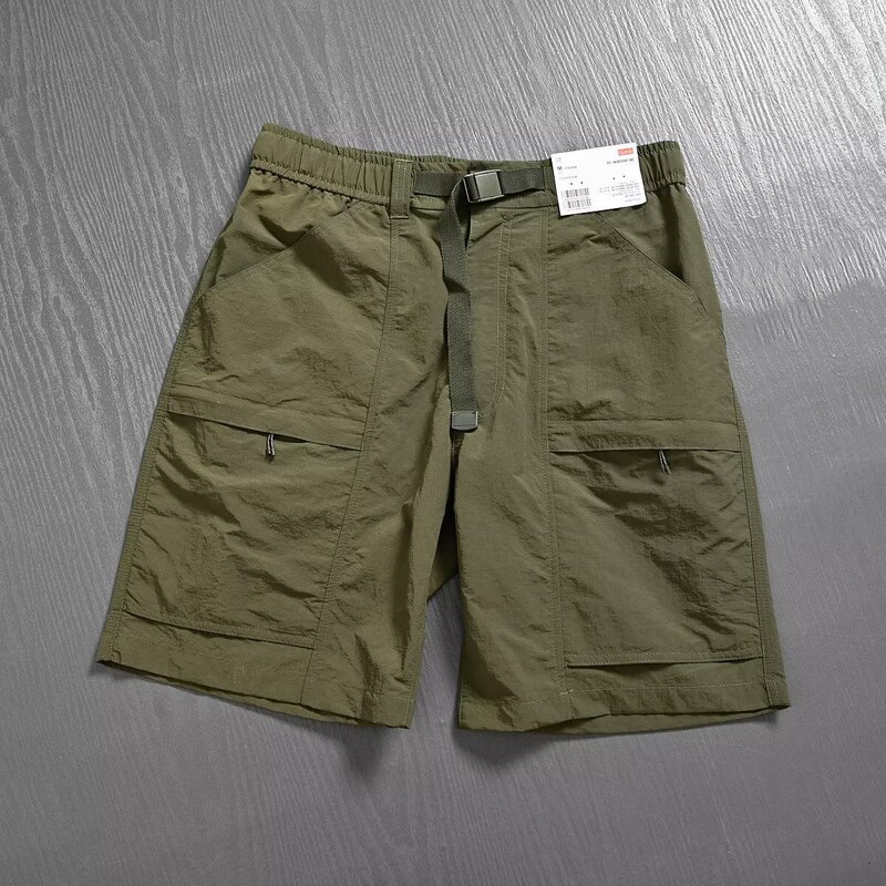 Summer American Style Trendy Tooling Shorts Men's Street Loose Pants Korean Style Trendy Casual Shorts Tooling Pants