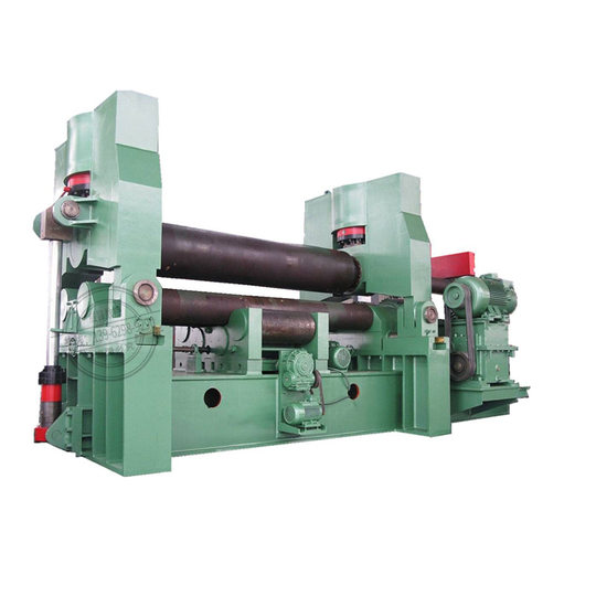 Small three-roller CNC plate rolling machine full-automatic rolling machine vertical cone rounding machine special empty pipe steel plate