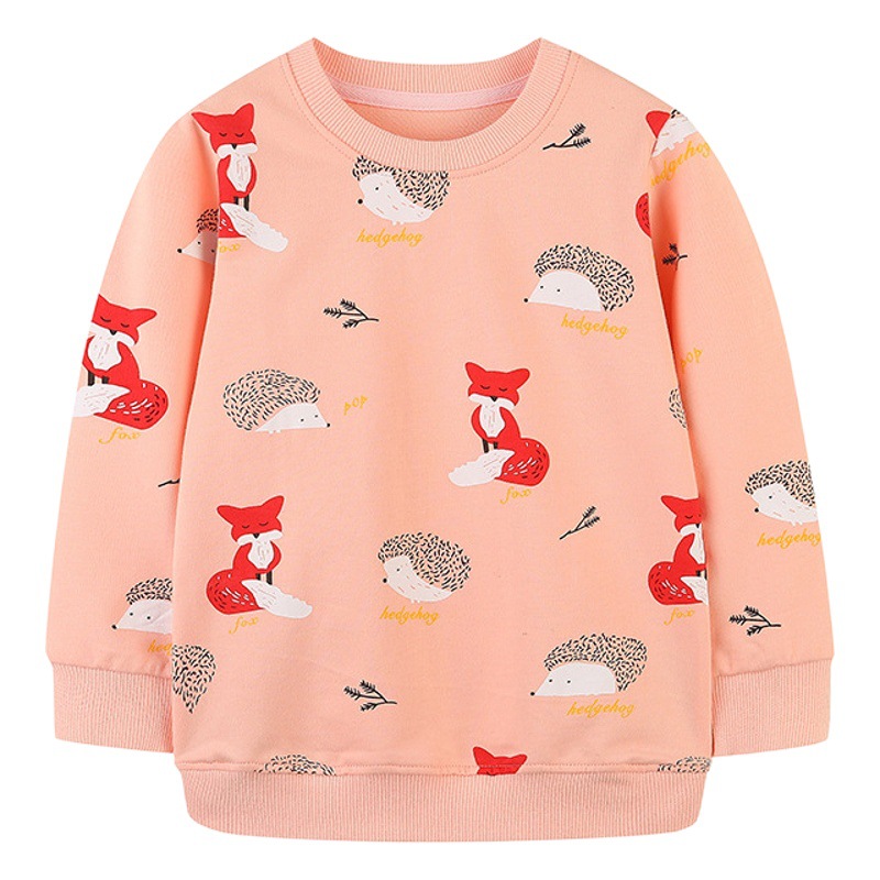 Sudadera niño 2024 otoño estilo europeo estampado manga larga