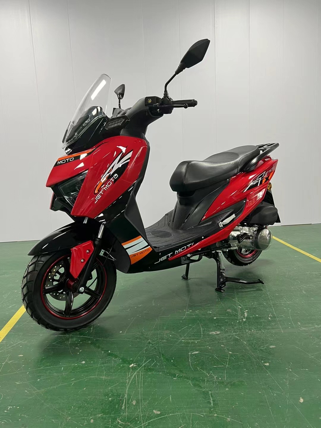 Cross-Border Saber-Toothed Tiger 2Nd Generation Scooter, Adult Commuting Fuel Vehicle, Long-Lasting Fuel-Saving Two-Wheeled Motorcycle