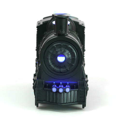 Creative Train Head Humidifier 300ml Ultrasonic Flame Blue Light Aroma Diffuser Spits Rings Amazon Smoke Rings