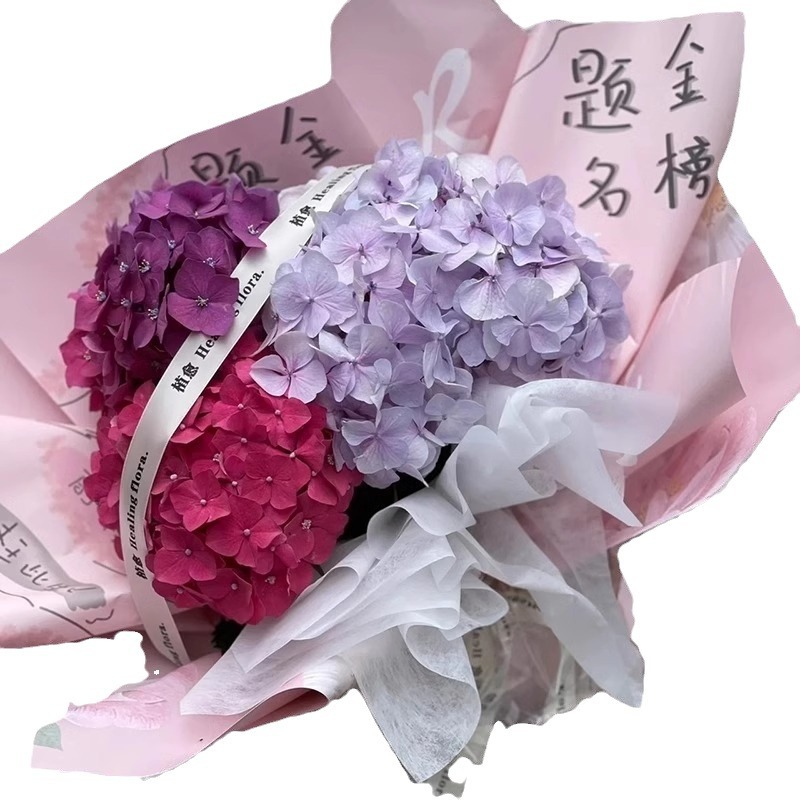 Temporada de graduación Embalaje de flores individuales Examen de ingreso a la universidad Bolsa de flores Bolsa de flores Título de la lista de oro al por mayor Bolsa de embalaje de ramo pequeño