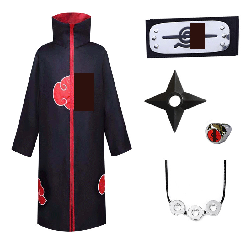 披风+叛忍+手里剑+朱戒+三环项链