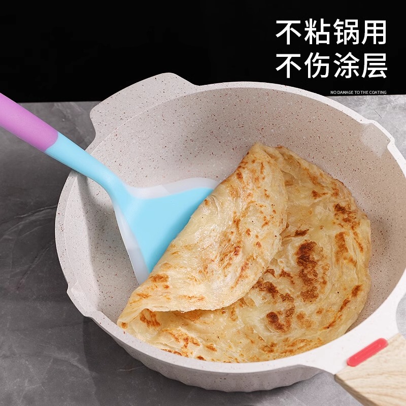 50個 送料無料 玉子焼きシリコンスパチュラ 広口ピザスパチュラ ステーキスパチュラ 高温耐性パンケーキ パンケーキ フルーツ キッチン用品|undefined