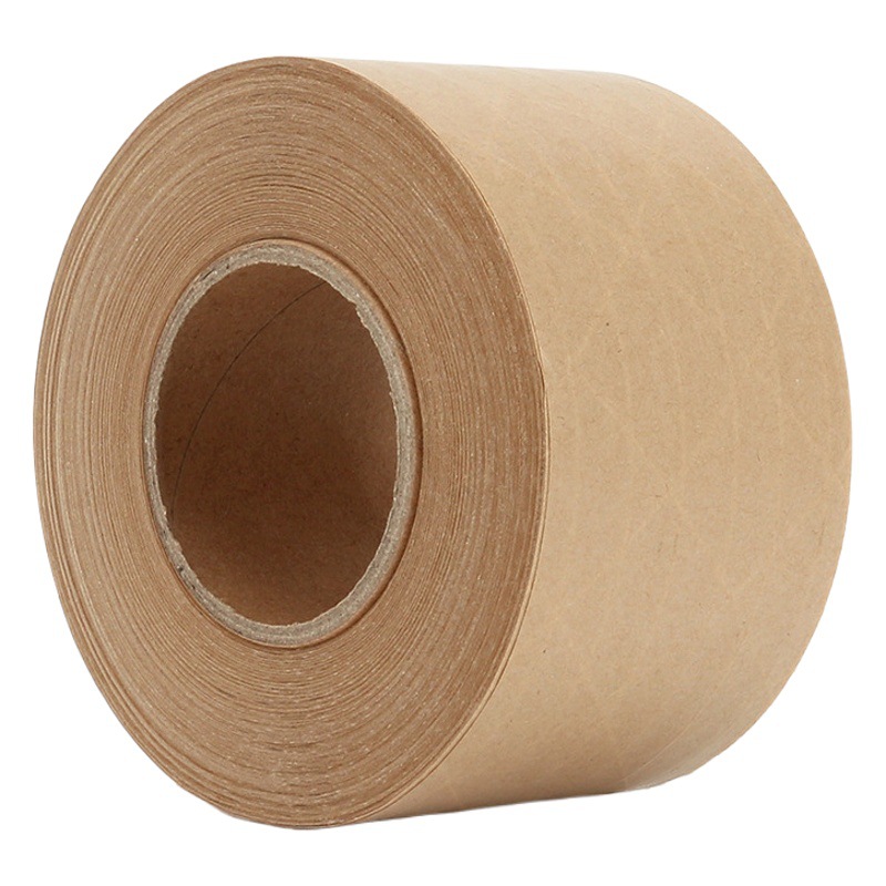 Cinta laminada de papel Kraft cinta de embalaje de sellado de protección del medio ambiente degradable cinta laminada grabable resistente a altas temperaturas de alto adhesivo