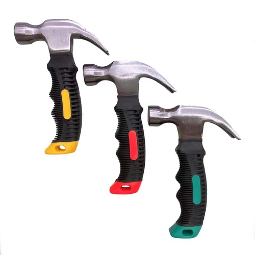 Household mini claw hammer mini small hammer multi-functional nail remover hammer safety hammer escape hammer car tool