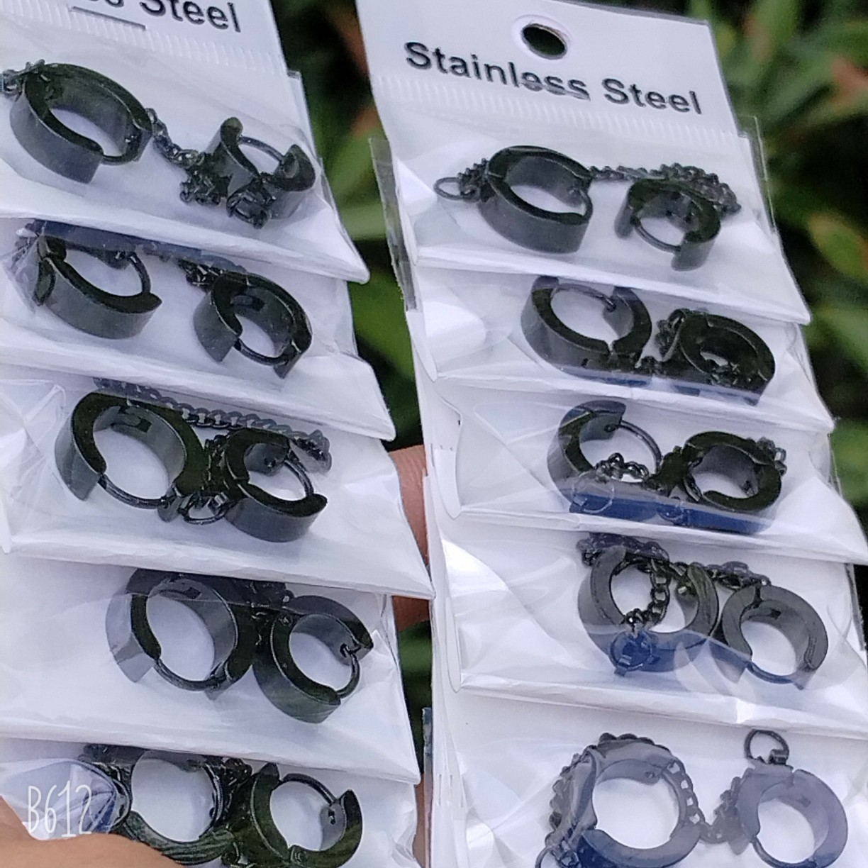 Black earrings