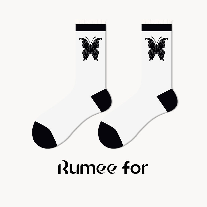 [Descuento especial de 50%] calcetines de primavera y otoño, calcetines de algodón al por mayor.