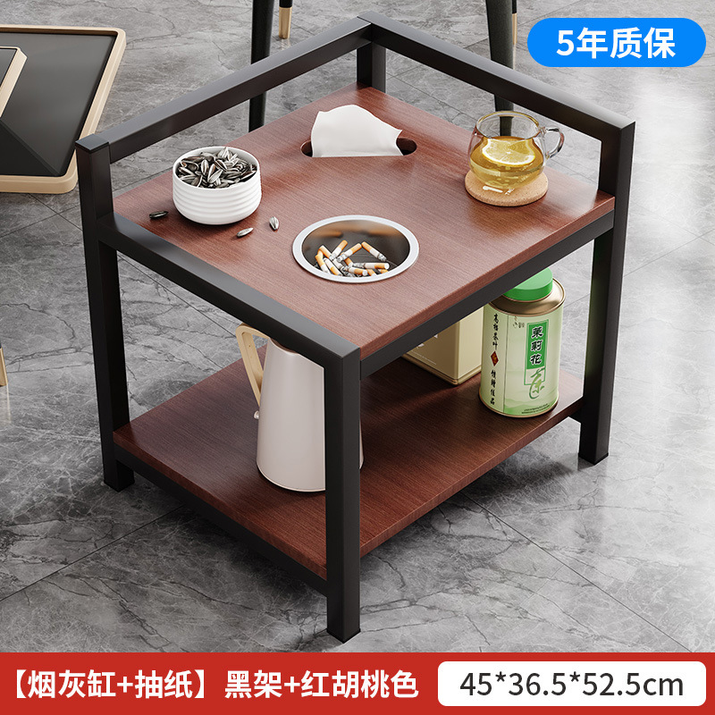 Mesa de mahjong, estante de té, sala de ajedrez y tarjetas, mesa lateral para una sola persona, máquina de mahjong móvil, estante de artículos al lado de la mesa de té