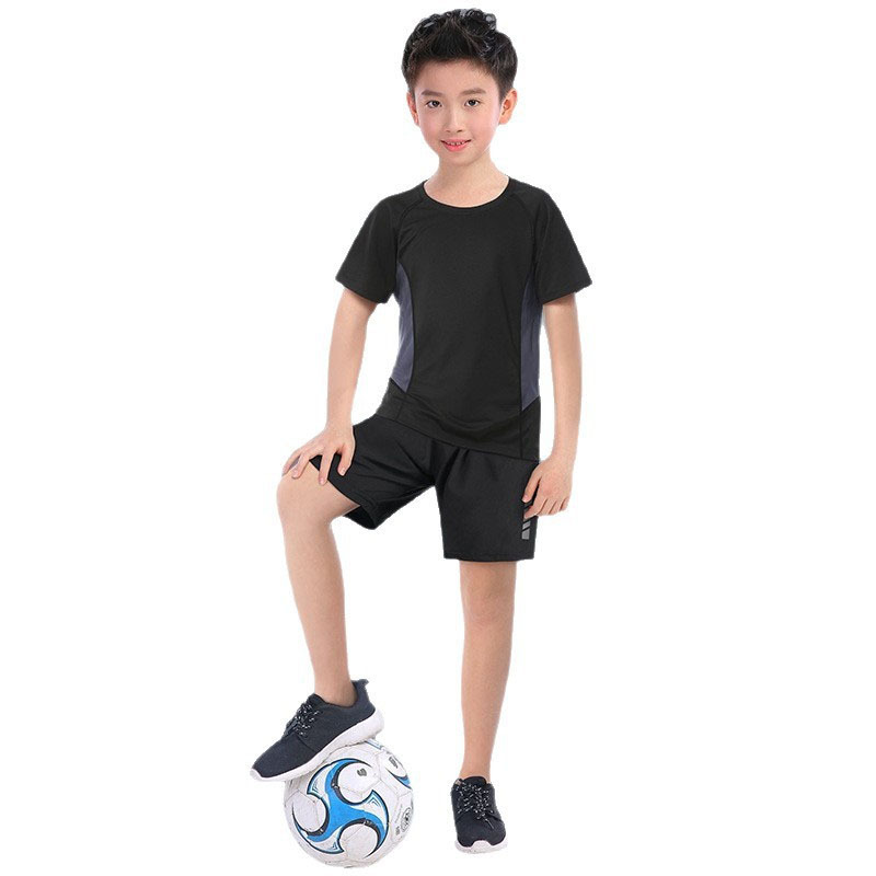Niños ropa de secado rápido chaqueta de niño entrenamiento de baloncesto traje deportivo de verano camiseta de mangas cortas ropa de fútbol base