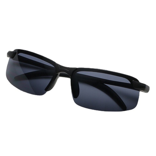 2024 Trendy Fashion Men's Black Frame Sunglasses Day and Night Driving Outdoor Glasses Sunglasses Wholesale