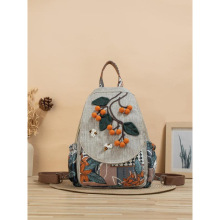 F 35291 Persimmon Pattern Canvas Bag �������ⷫ�����羳