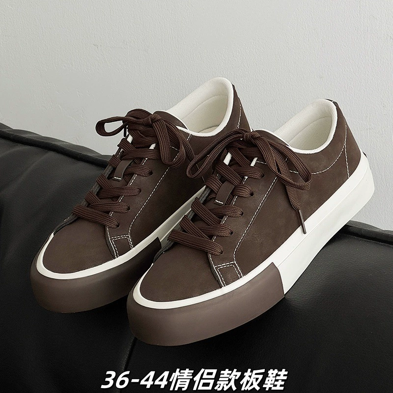 Коричневые туфли, кроссовки, мужские летние модные брендовые туфли 2025 года, повседневная обувь для подростков, новая универсальная модная обувь с низким вырезом