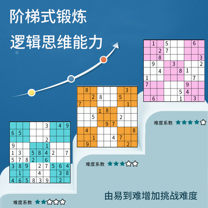 Los niños de Sudoku magnético estudiantes de la escuela primaria entrenamiento Jiugongge tablero de ajedrez Sudoku escalera juego de entrenamiento pensamiento matemáticas Juguetes