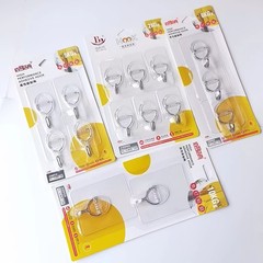佰利旺は穴を開けないでフックします。強力な接着剤の扉の後に服の帽子のフックを掛けます。