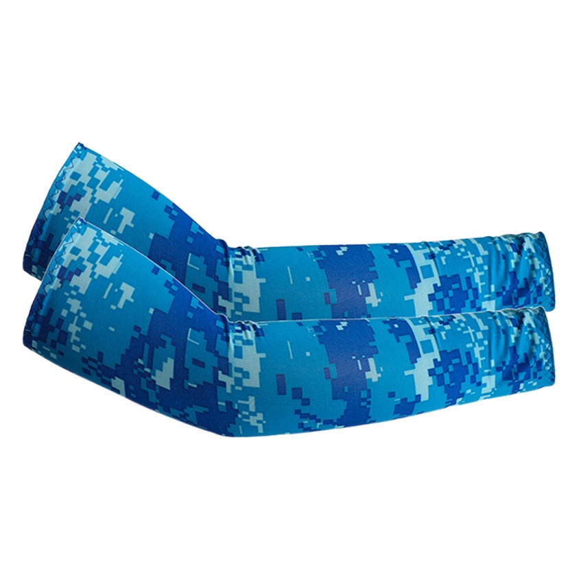 Cross-border Amazon Riding Ice Silk Sleeve Summer Outdoor Sun Protection Arm Milk Silk Material Breathable Sweat-absorbent Skin-friendly