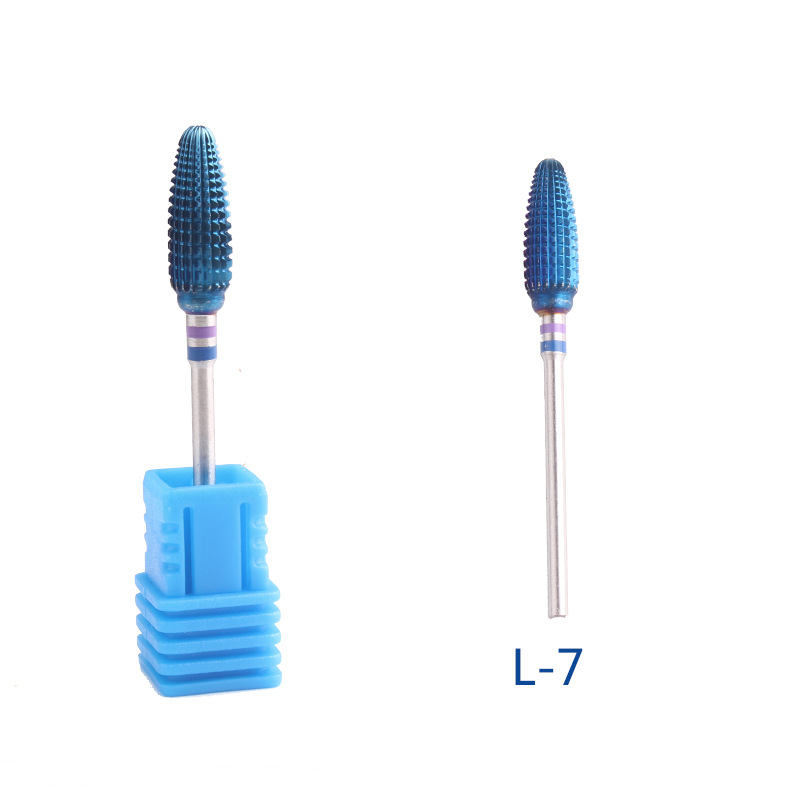 Transfronterizos para la pintura de uñas de acero de tungsteno azulizado, molienda de maíz de acero de tungsteno, molienda eléctrica, broca de desmontaje de uñas