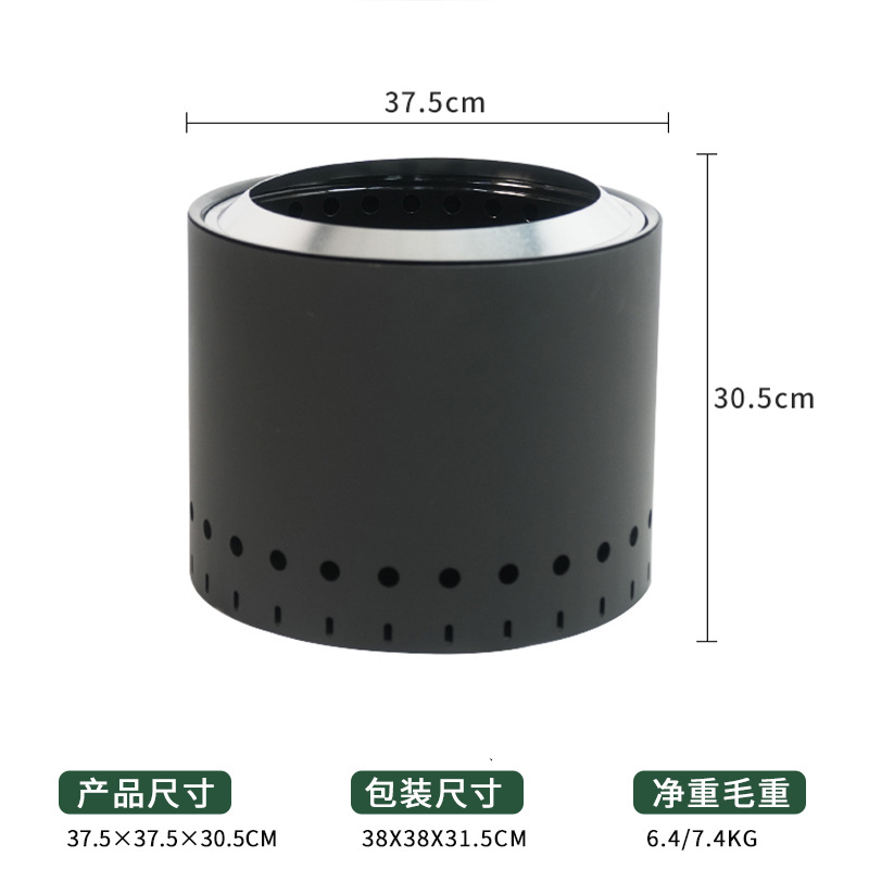 Estufas de leña de combustión secundaria transfronteriza de comercio electrónico estufas de leña portátiles estufas de leña sin humo al aire libre estufas de camping estufas de camping