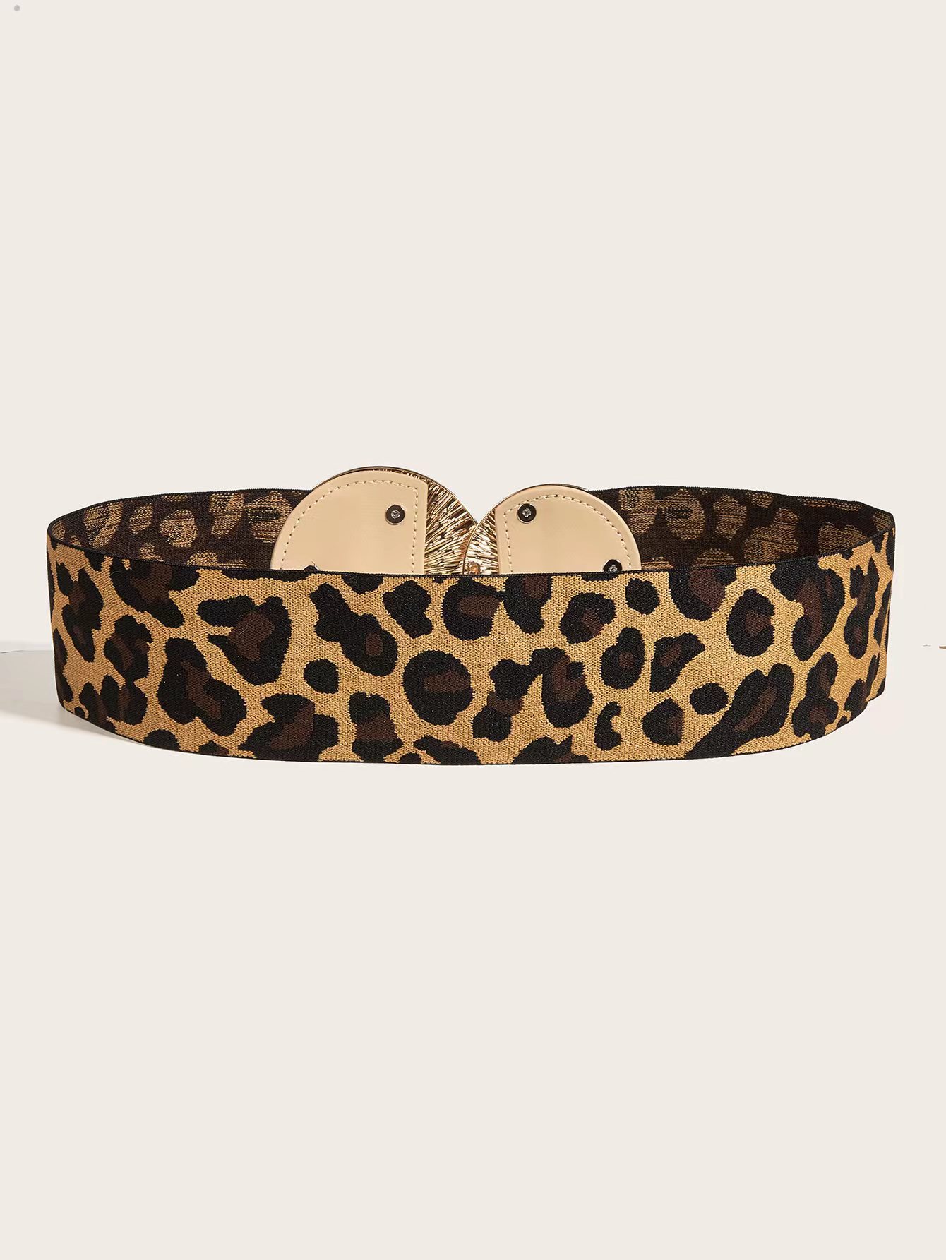 Simple Style Leopard Pu Leather Alloy Metal Printing Women's Leather Belts display picture 2