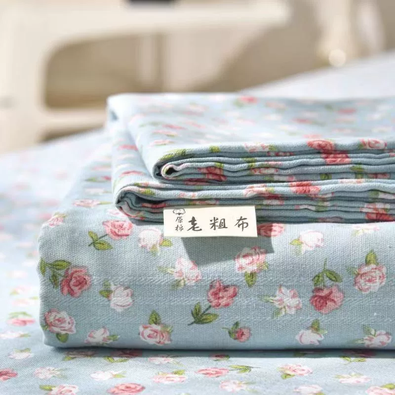 Хлопчатобумажные старые грубые простыни, цельный комплект из чистого хлопка и льна, летнее одеяло, комплект из трех предметов