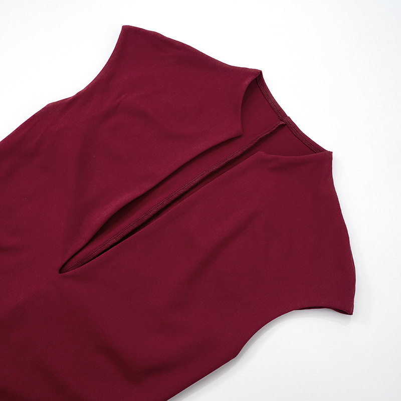 Women Clothing Spring Summer Solid Color Elegant Maxi Dress Women