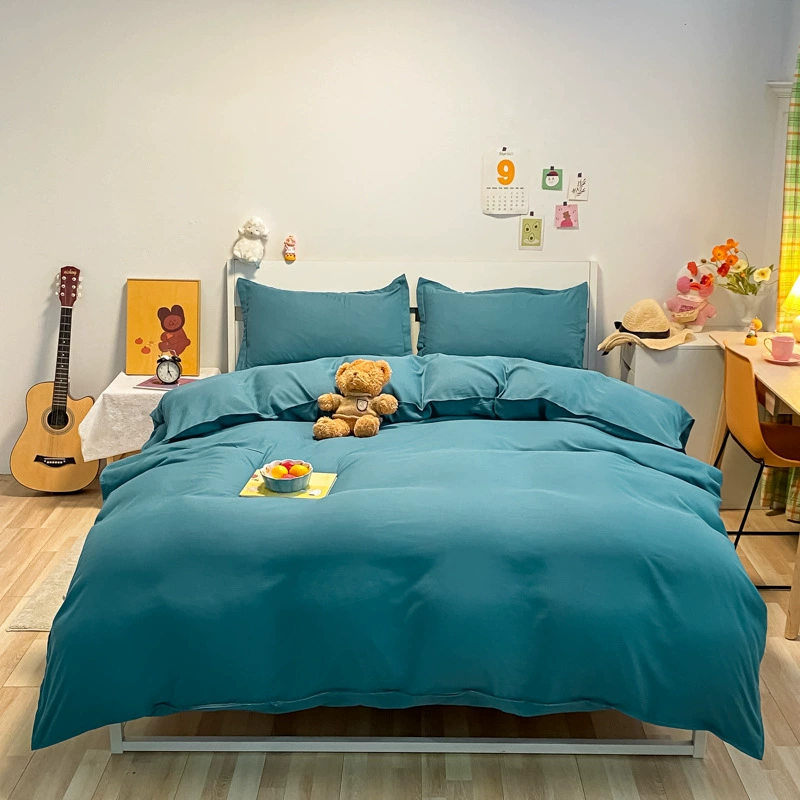 Комплект постельного белья Aloe Vera Cotton, 4 предмета, однотонный/двухцветный, размеры 150×200–200×230