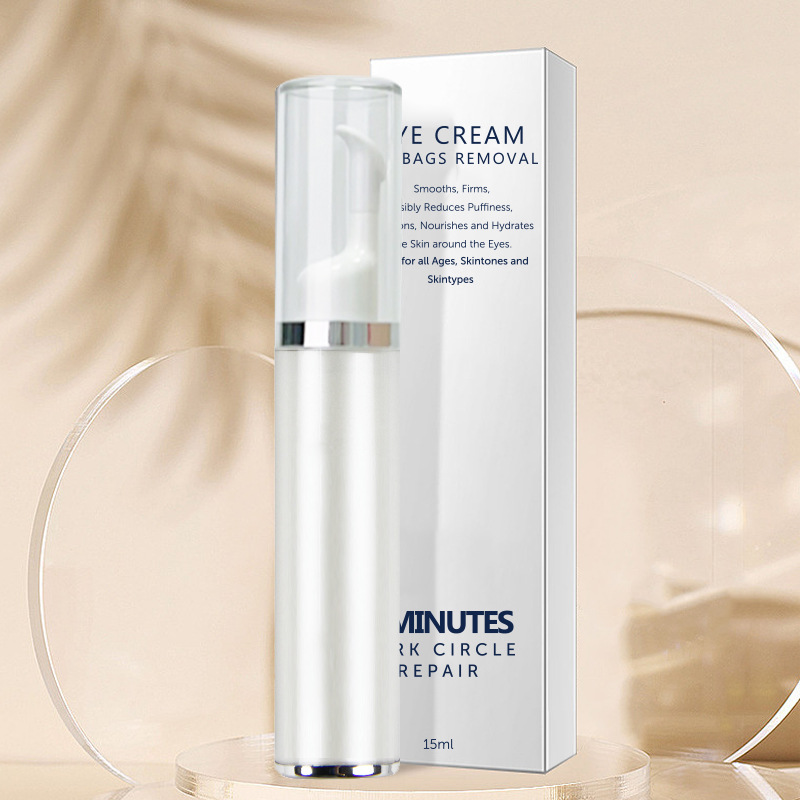 Cross-border, logo-free moisturizing eye cream to reduce fine lines, improve dark circles and eye bags. EYE CREAM in stock.