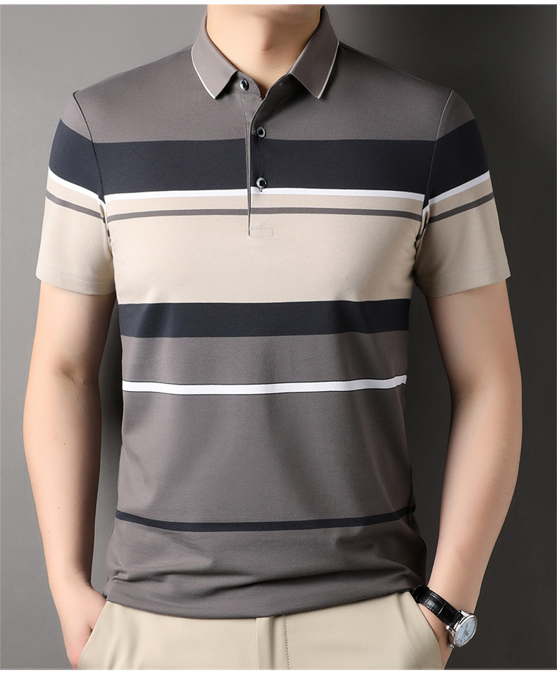 2023 Striped Short-Sleeve T-Shirt 13