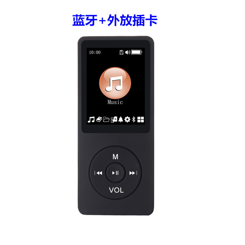 Mini estudiante mp4 largo lindo música walkman grabación pluma Reproductor de mp3 de inserción de tarjeta transfronteriza con pantalla