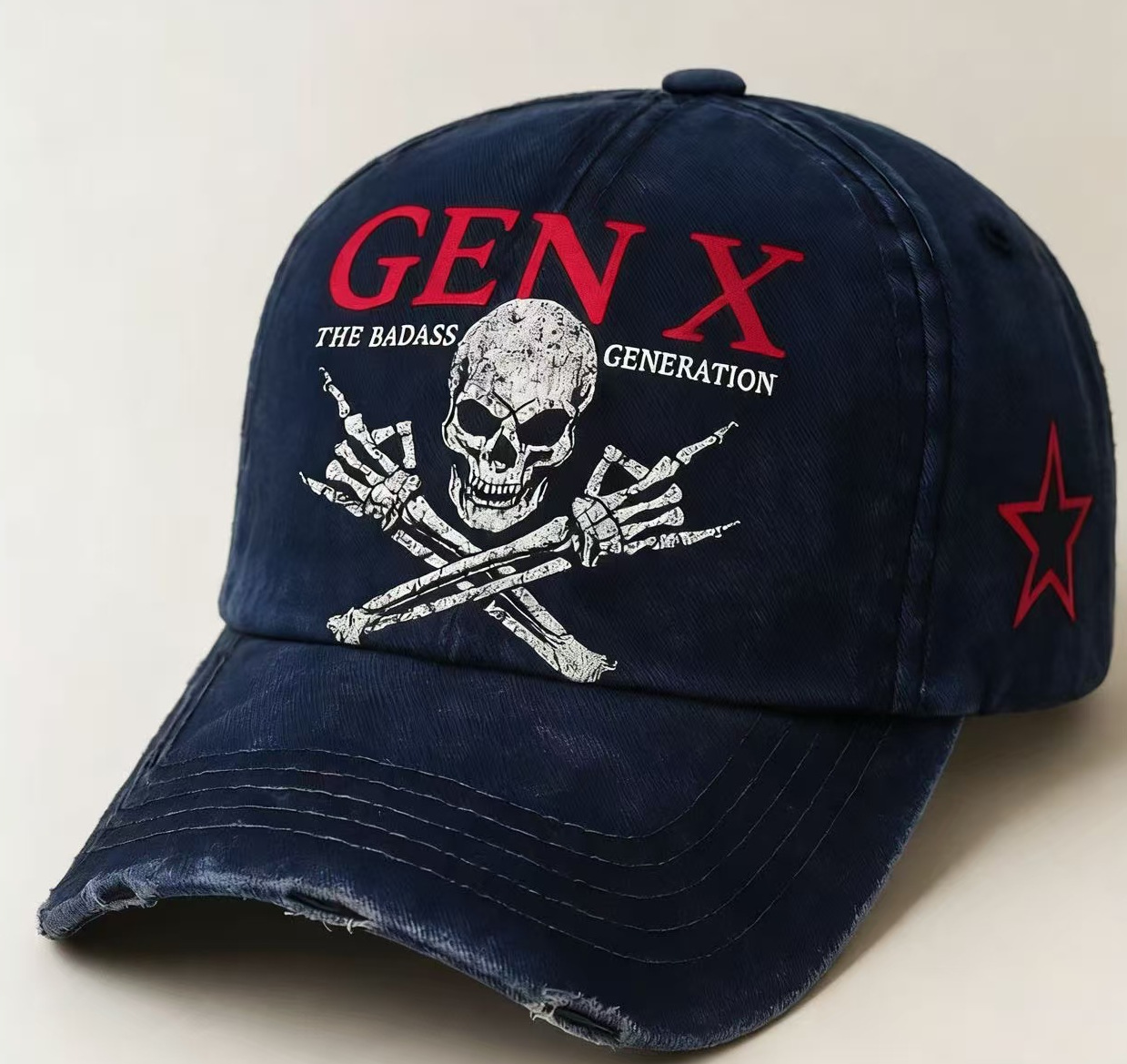 Nuevo sombrero de impresión transfronteriza para hombres hace viejos sombreros de béisbol retro Europeos y estadounidenses 250 años conmemorativo sombrero de lengua de lazo