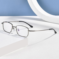 Lightweight Eyeglass Frame Wholesale Bosifan New J86501 Business Men Small Frame Pure Titanium Myopia Eyeglass Frame