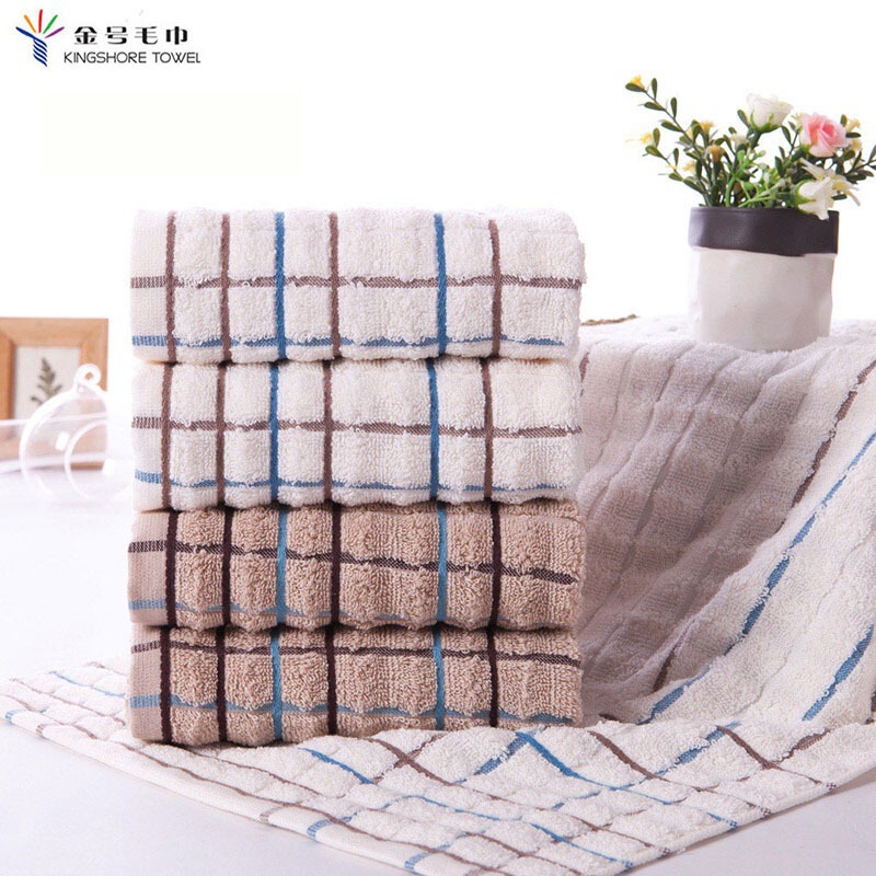 Gold Towel Pure Cotton Fluffy Absorbent Soft Face Wash Simple Checkered Large Towel Affordable Towel Ga1016 Gold Towel Pure Cotton Fluffy Absorbent Soft Face Wash Simple Checkered Large Towel Affordable Towel Ga1016