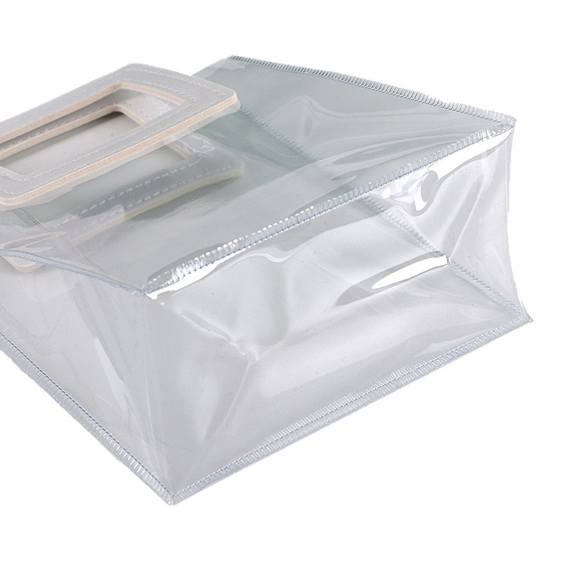 Bolsas de plástico de PVC transparentes bolsas de regalo estereoscópicas bolsas de regalo de compromiso caramelo de boda bolsas de regalo portátiles al por mayor
