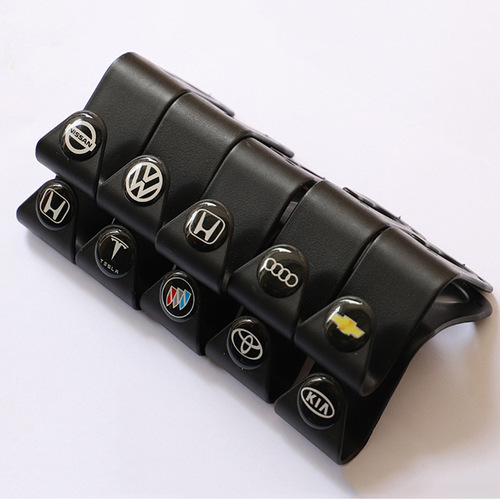Car Hook, Car Seat Back Multi-functional Creative Hidden Hook, Interior Accessory with Car Logo
