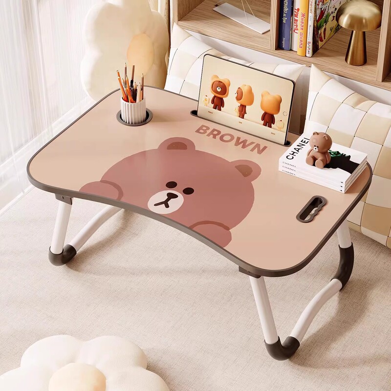 Cartoon Cute Foldable Bed Table for Home Use in the Bedroom, Suitable for Students in Dormitories, for Reading and Studying on Bunk Beds Cartoon Cute Foldable Bed Table for Home Use in the Bedroom, Suitable for Students in Dormitories, for Reading and Studying on Bunk Beds