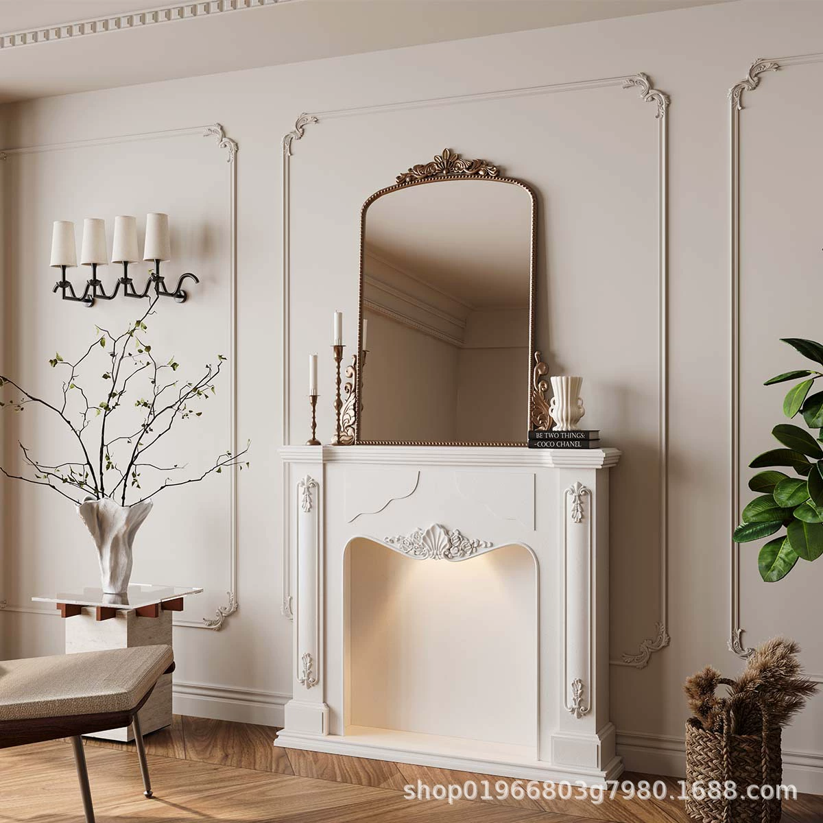 Французский кремовый ветер каминный шкаф для гостиной Декоративный шкаф для гостиной Американская гостиная прихожая шкаф для гостиной сетка красная ретро сетка красная