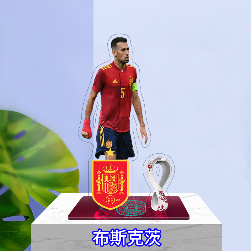 Figura Acrílica de Estrella de Fútbol de Acrílico, para Regalo de Cumpleaños