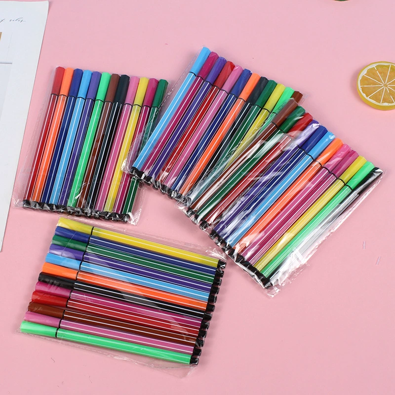 Набор акварельных ручек из 12 цветов в оптовой упаковке для детей и студентов, товары для рисования и творчества, маленькие кисточки оптом