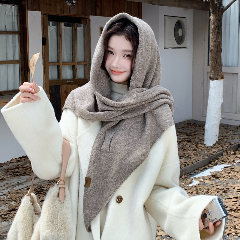 Wool Shawl for Women in Autumn and Winter, Suitable for Outdoor Wear, Summer Air-Conditioned Rooms, Office Neck Protection, Warm Neck Scarf, Cape, Triangle Scarf Wool Shawl for Women in Autumn and Winter, Suitable for Outdoor Wear, Summer Air-Conditioned Rooms, Office Neck Protection, Warm Neck Scarf, Cape, Triangle Scarf